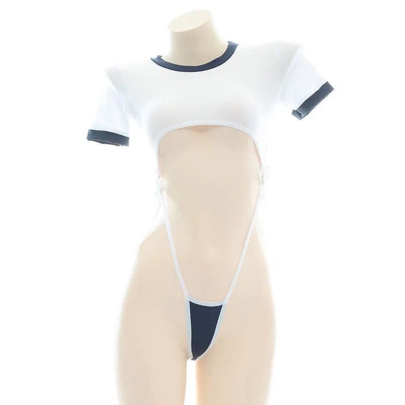 Lingerie - Bodysuit imut, lingerie seksi, pakaian berlubang,