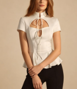 Blouses - Blus Wanita Motif Polkadot Transparan IG