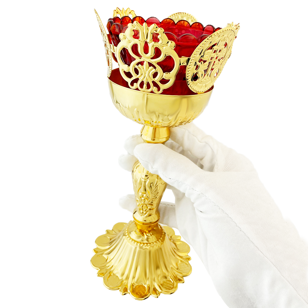 Tops - Lampu Altar Ortodoks dengan Hiasan Salib