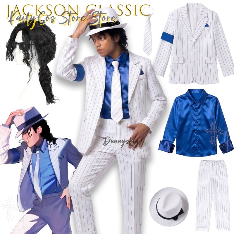 Jeans - Jaket Militer Michael Kostum Halloween Cosplay