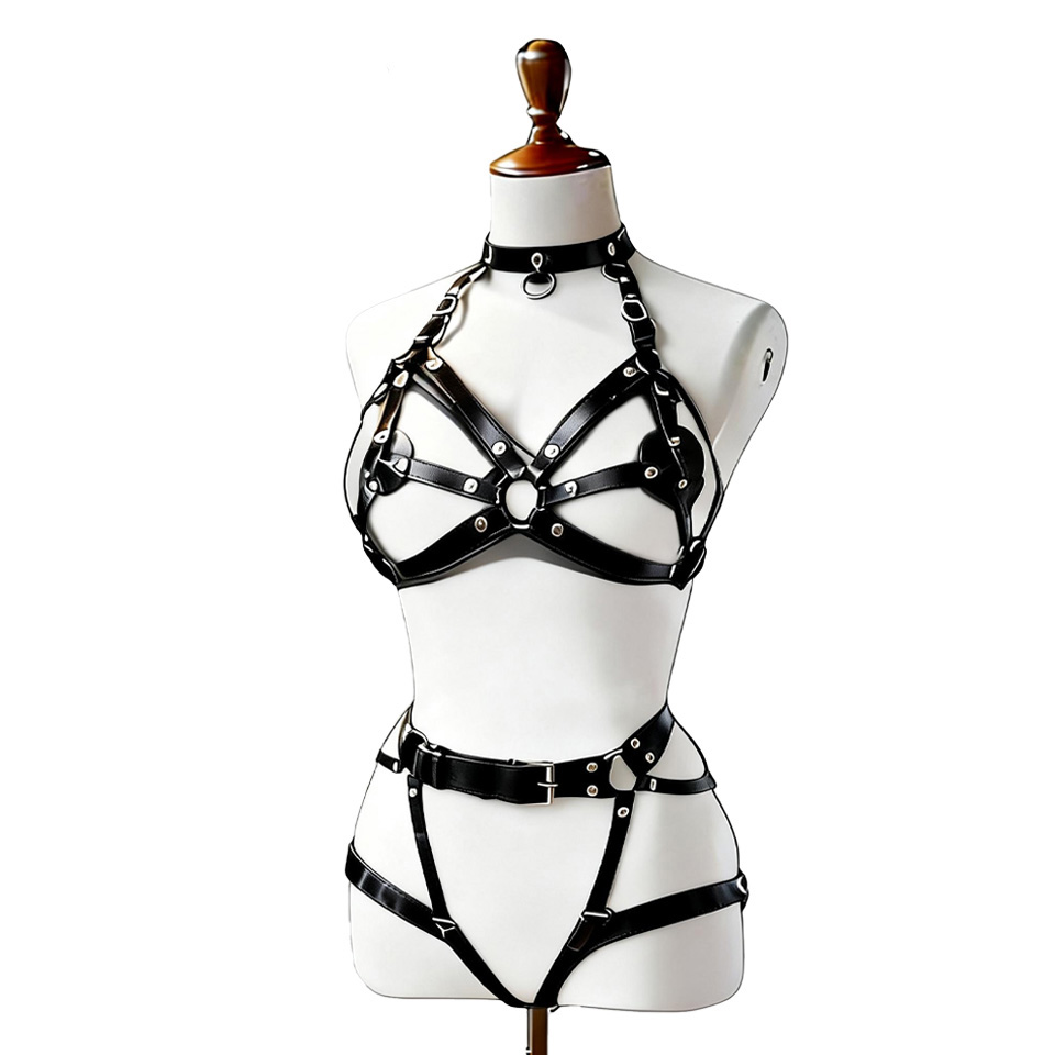 Lingerie - Pakaian Dalam Kulit Seksi Wanita, Sabuk