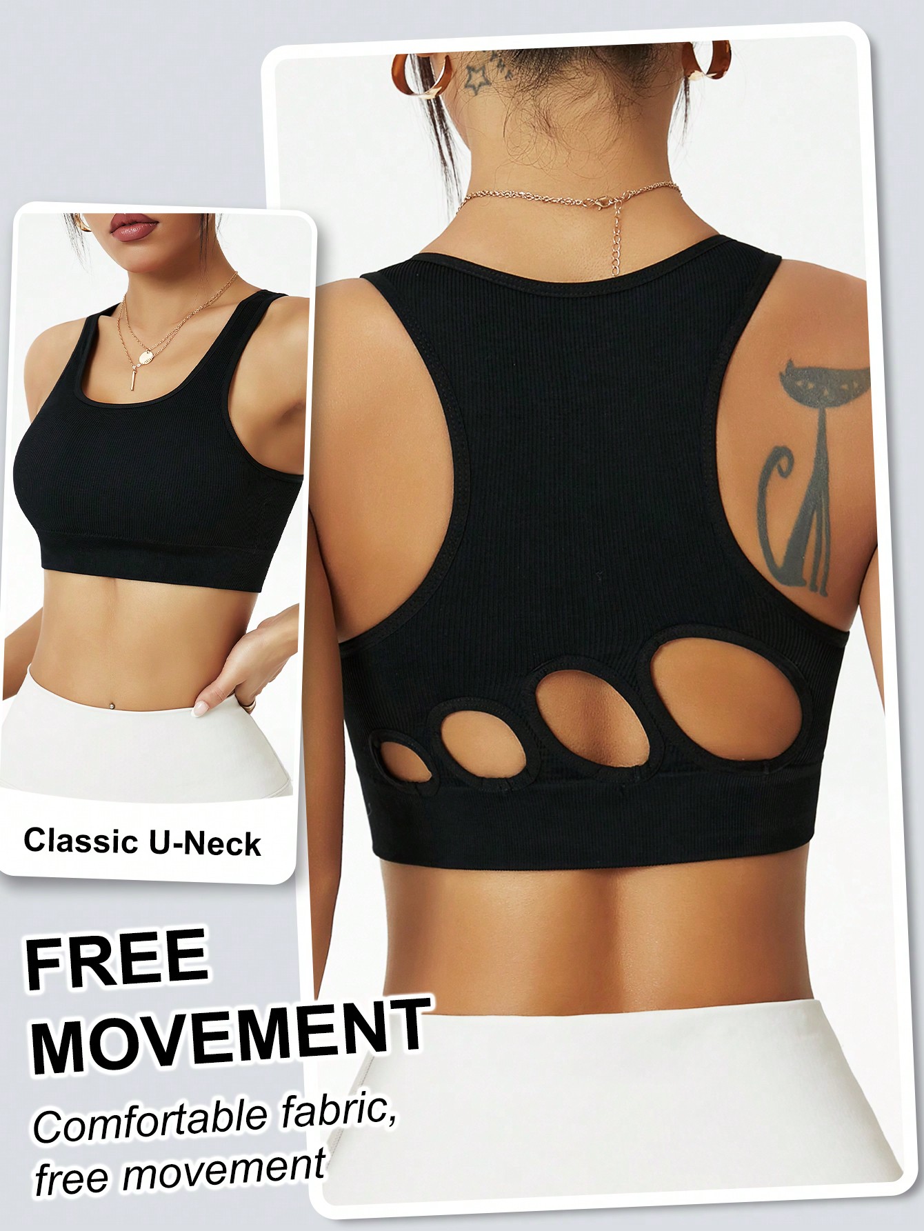 Bra Olahraga Wanita Tanpa Jahi - Seamless Ribbed Workout Tank Top ulasan dan harga