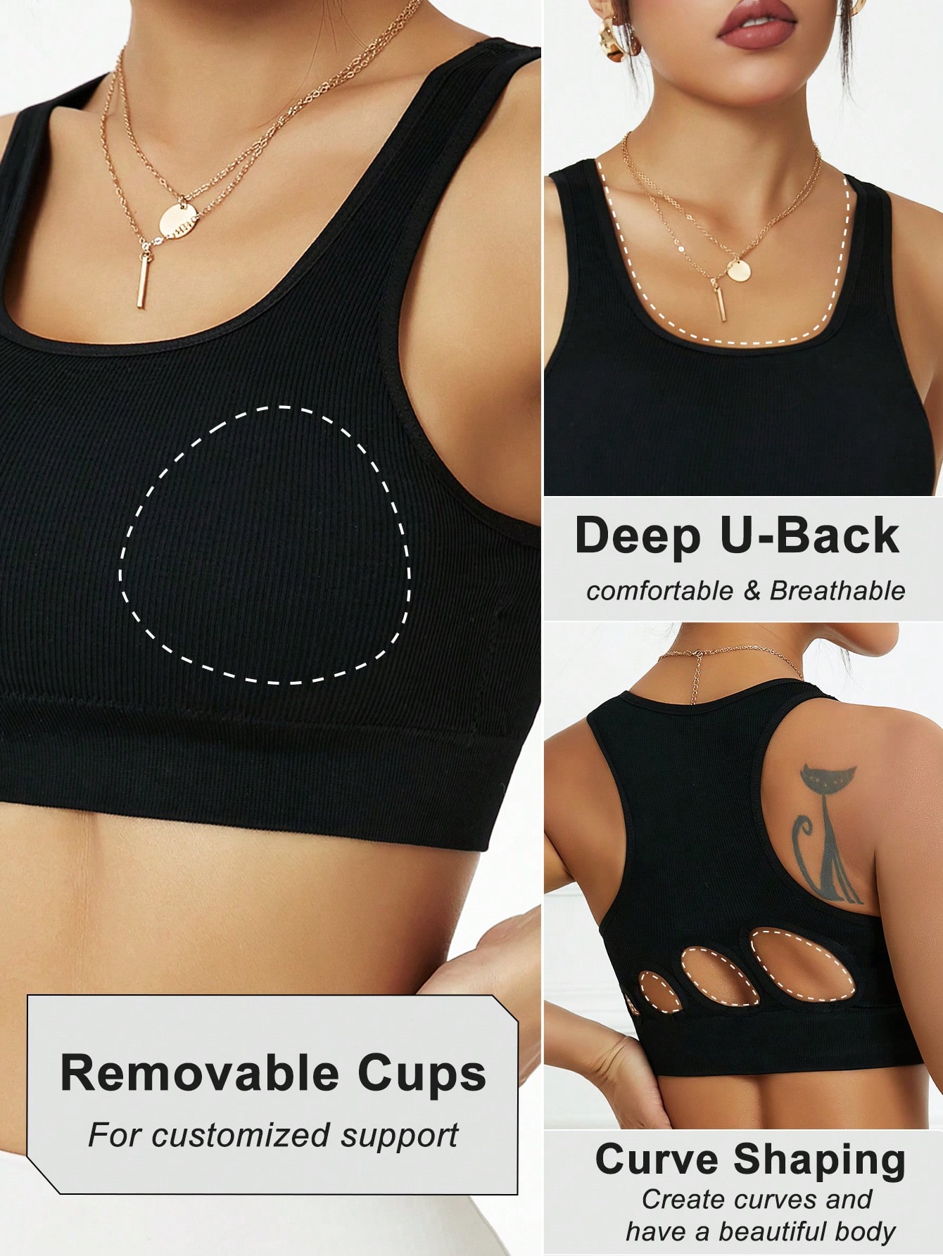 Bra Olahraga Wanita Tanpa Jahi - Seamless Ribbed Workout Tank Top ulasan dan harga