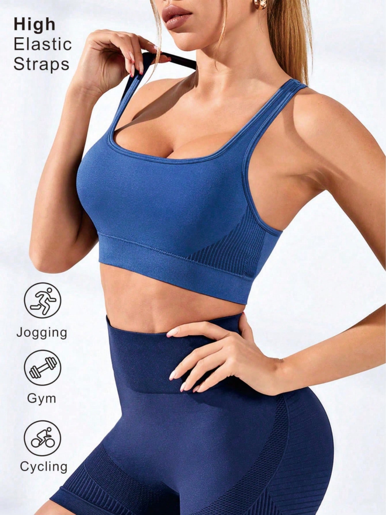 Bra Olahraga Wanita Tanpa Jahi - Seamless Ribbed Workout Tank Top ulasan dan harga