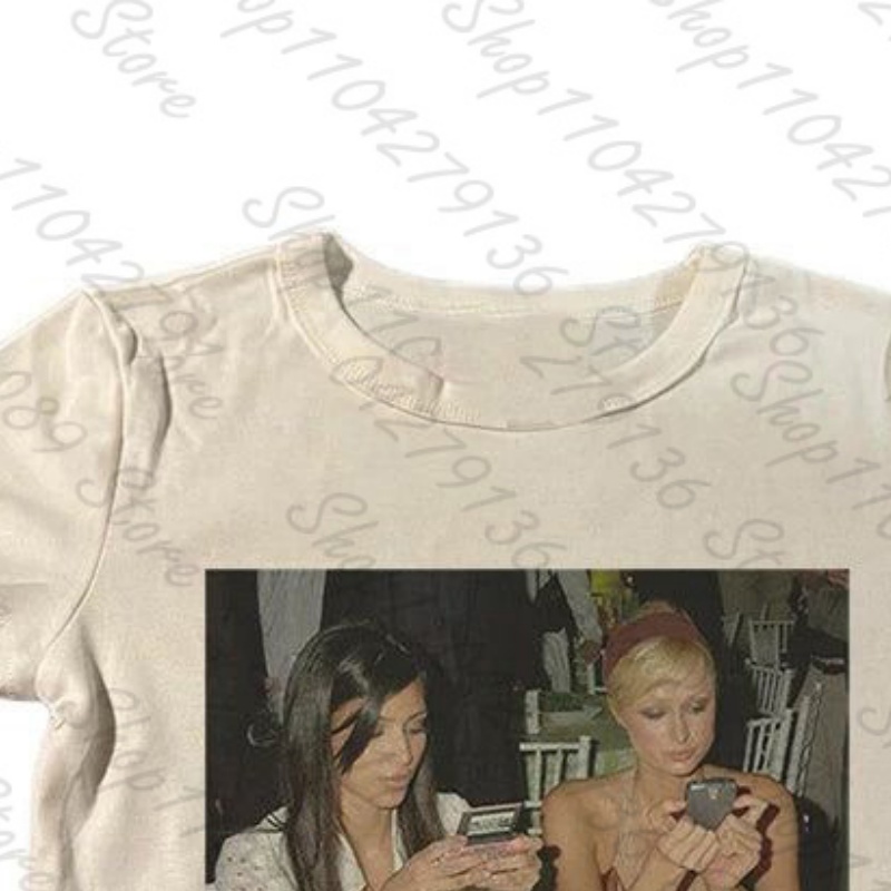 Kaos wanita lengan pendek berg - Y2K Graphic Baby Tee Crop ulasan dan harga