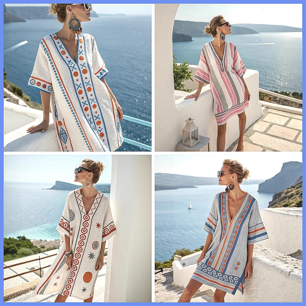 Gaun Pantai Wanita Musim Panas - Dresses ulasan dan harga