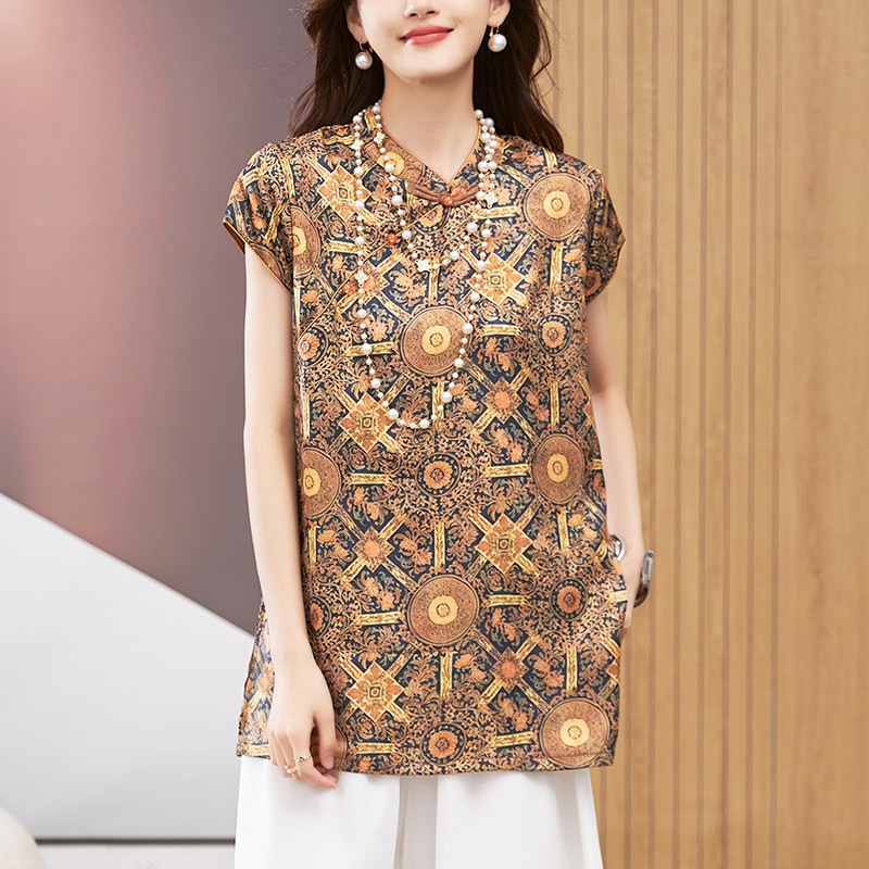 Blus Wanita Lengan Pendek Kera - Blouses ulasan dan harga
