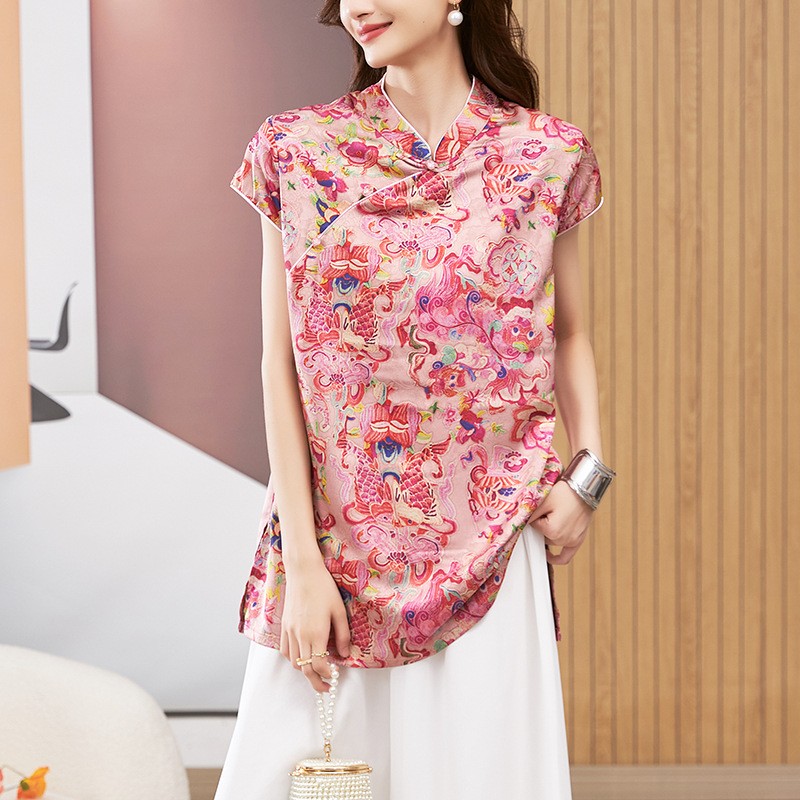 Blus Wanita Lengan Pendek Kera - Blouses ulasan dan harga