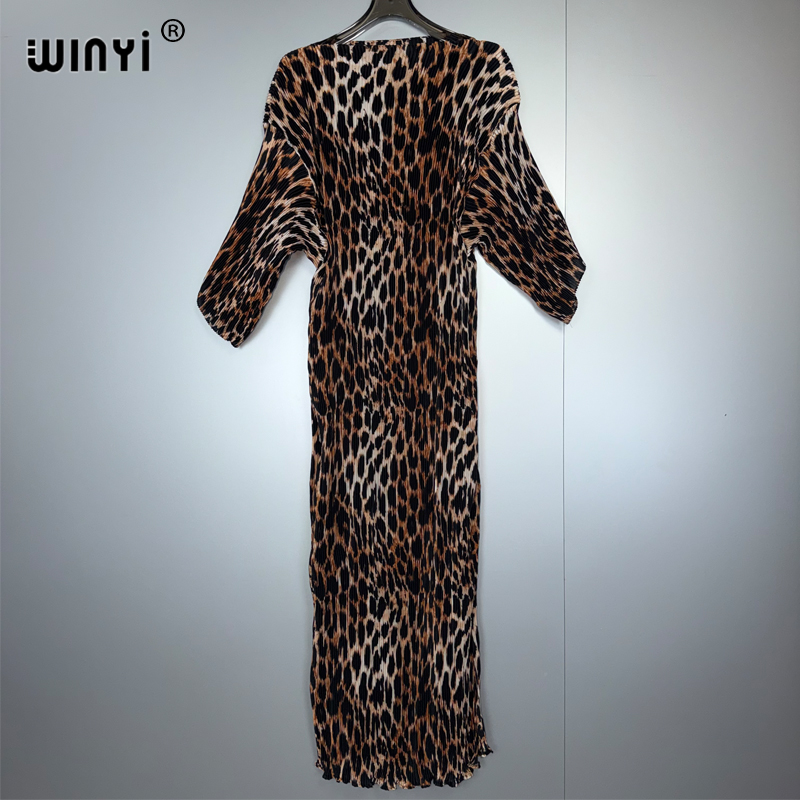 Gaun musim panas WINYI berlipi - Boho Summer Beach Maxi Dress ulasan dan harga