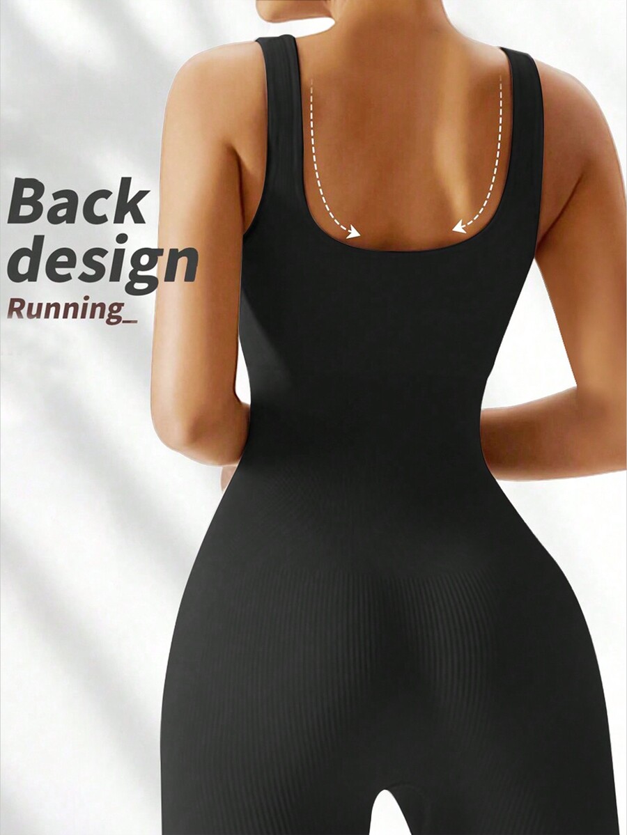 KIKIMINK Jumpsuit Wanita Tanpa - Seamless Ribbed Workout Tank Top ulasan dan harga