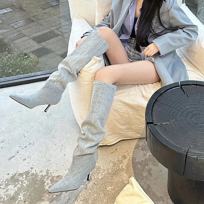 Sepatu Bot Wanita Model Tinggi - Jeans ulasan dan harga