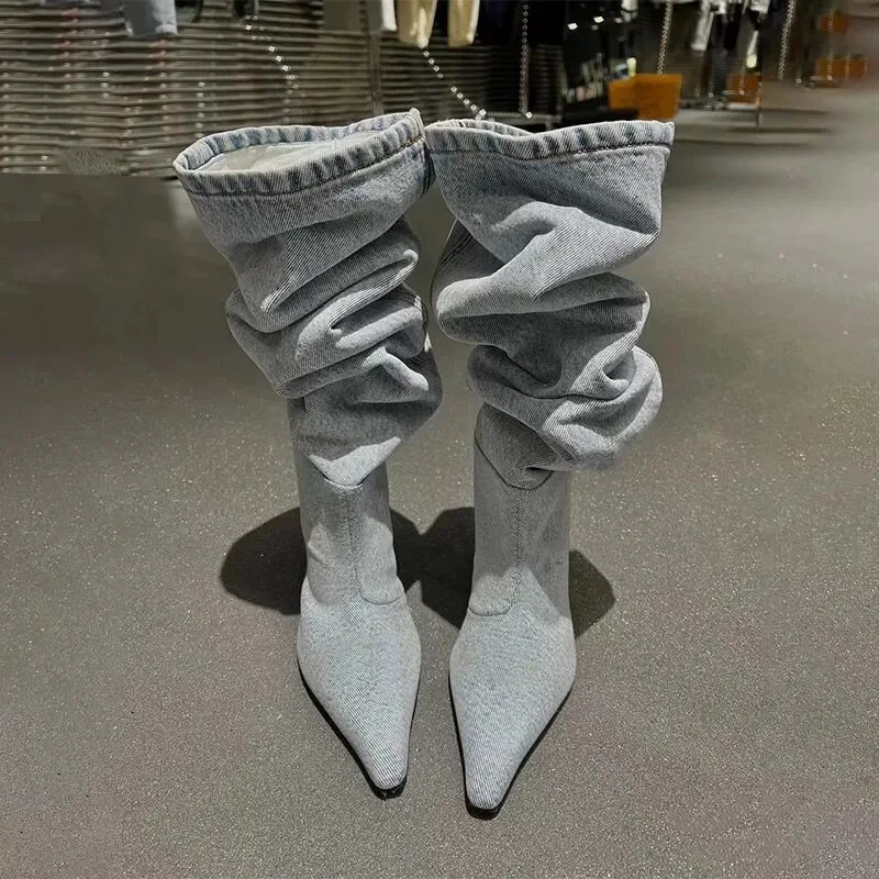 Sepatu Bot Wanita Model Tinggi - Jeans ulasan dan harga