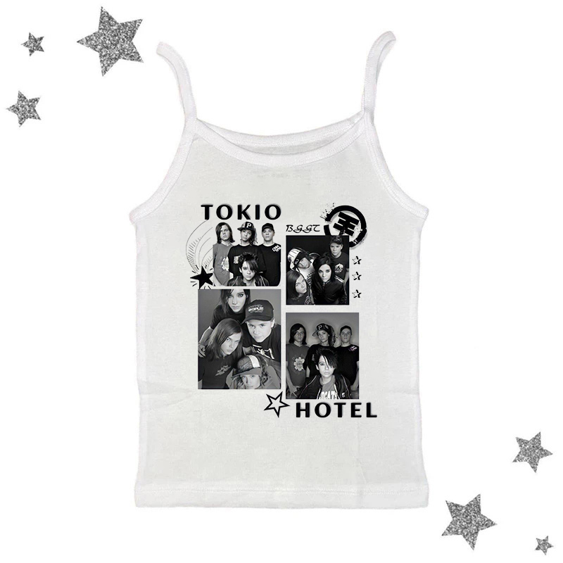 Y2k pakaian Goth Punk perempua - Y2K Graphic Baby Tee Crop ulasan dan harga