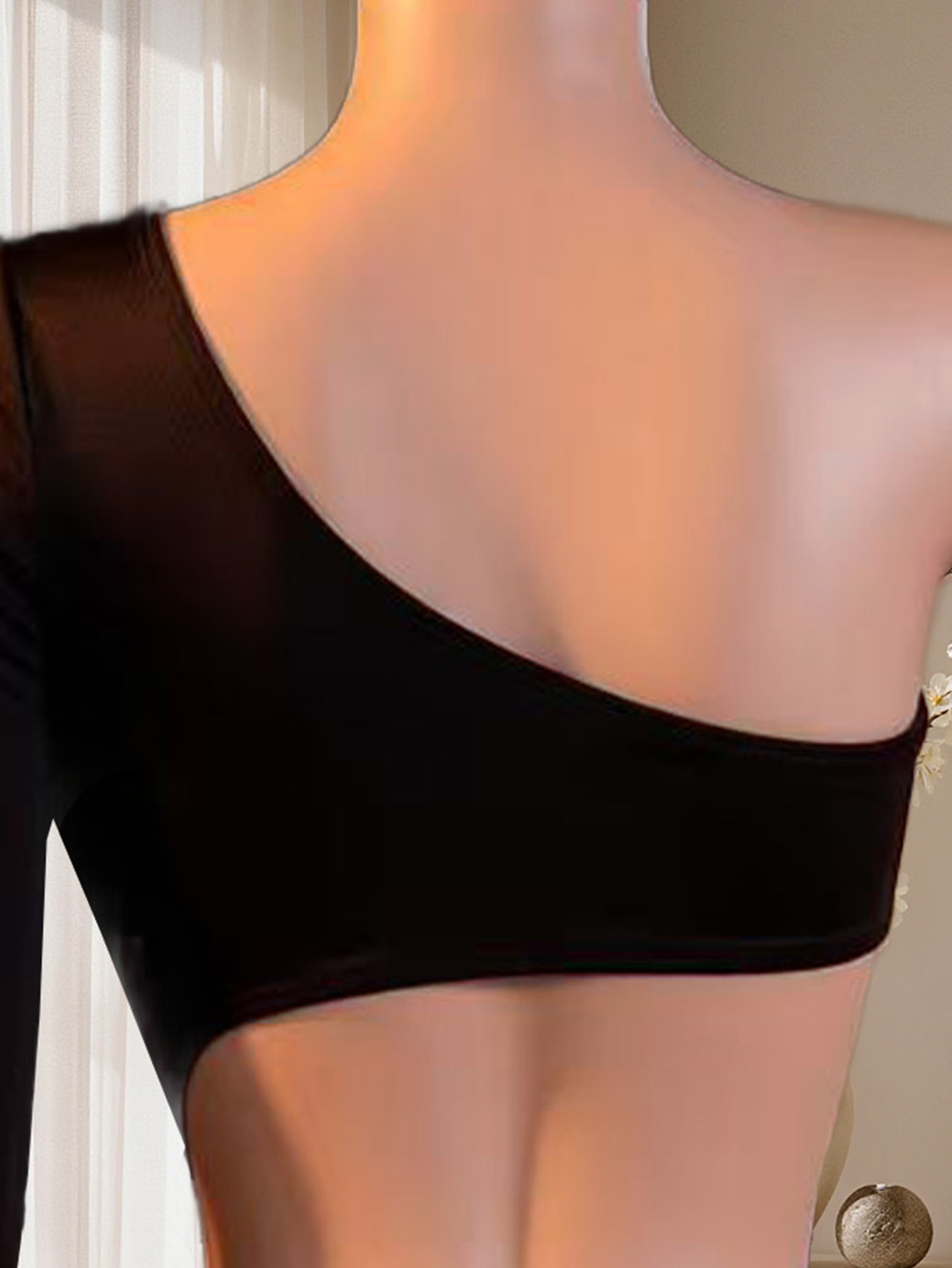 Bodysuit Wanita Satu Bahu Leng - Lingerie ulasan dan harga