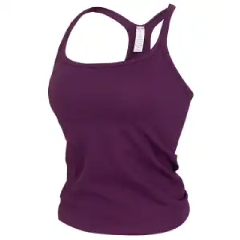 Tank Top Wanita Tanpa Jahitan  - Seamless Ribbed Workout Tank Top ulasan dan harga