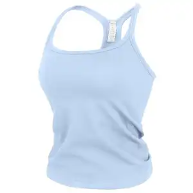 Tank Top Wanita Tanpa Jahitan  - Seamless Ribbed Workout Tank Top ulasan dan harga