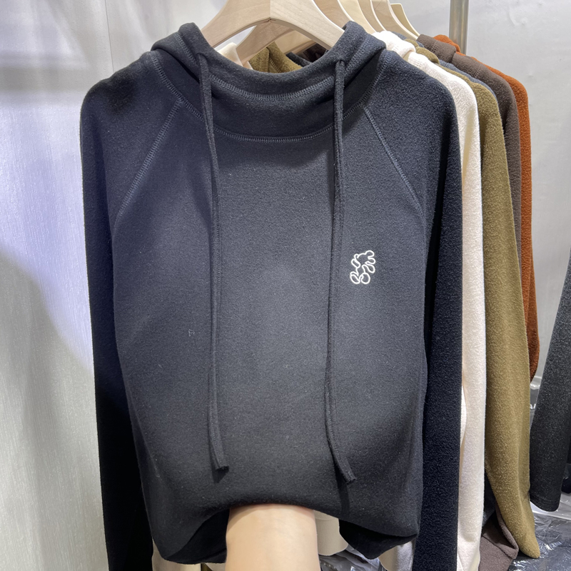 Sweater Hoodie Wanita Berlapis - Korean Style A Line Shirt Dress ulasan dan harga