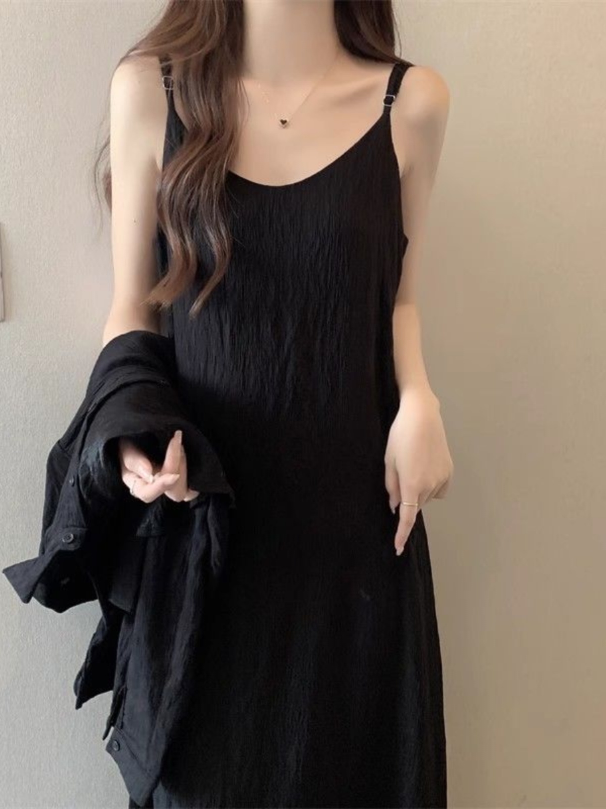 Gaun Wanita Ukuran Besar Model - Korean Style A Line Shirt Dress ulasan dan harga