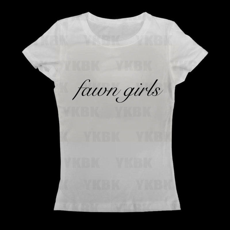 Pakaian Kasual Huruf Y2K Kaus  - Y2K Graphic Baby Tee Crop ulasan dan harga