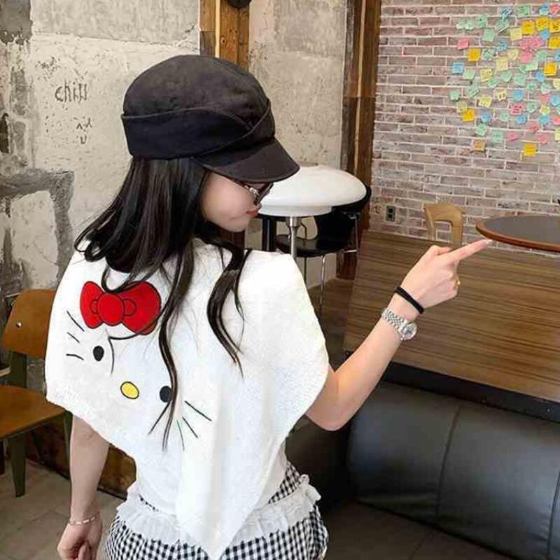 Selendang Pola Hello Kitty Bar - Dresses ulasan dan harga