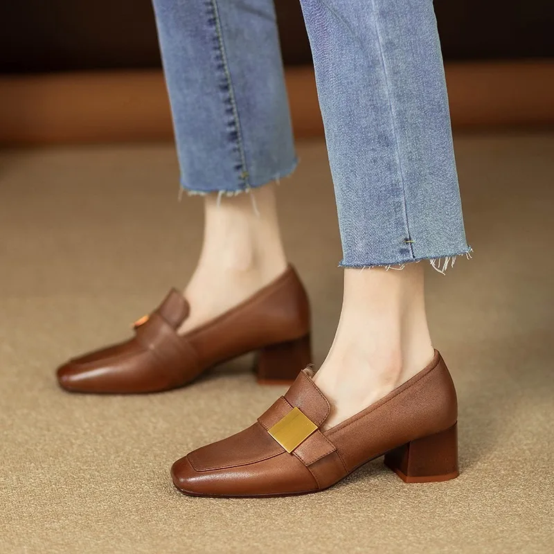 Sepatu Wanita Kulit Model Pump - Jeans ulasan dan harga