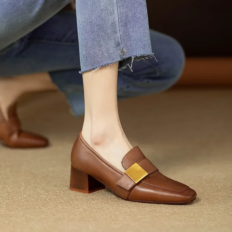Sepatu Wanita Kulit Model Pump - Jeans ulasan dan harga