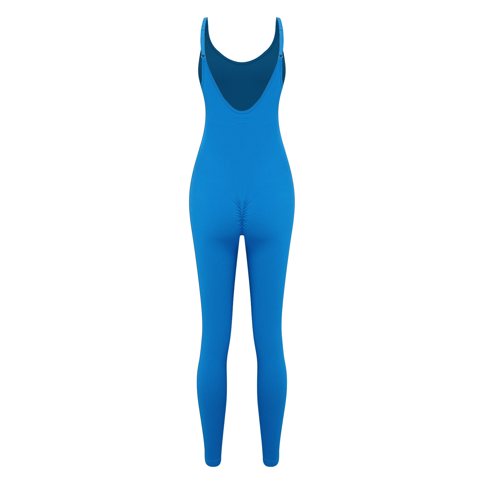 Jumpsuit Yoga Wanita Satu Poto - Seamless Ribbed Workout Tank Top ulasan dan harga