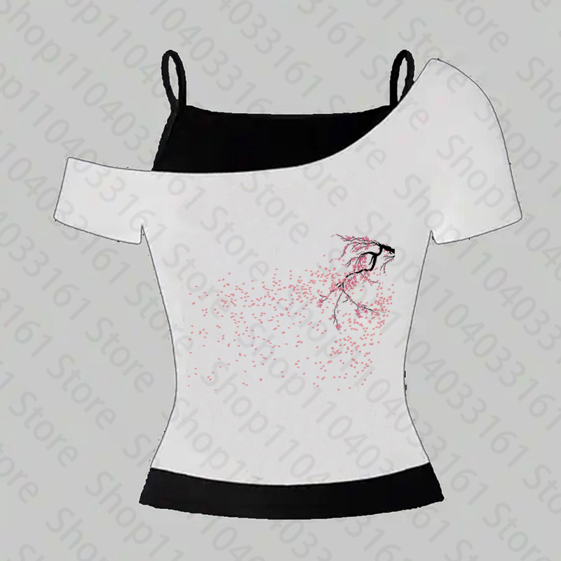 Kaos Baby Tee Estetika Gothic  - Y2K Graphic Baby Tee Crop ulasan dan harga
