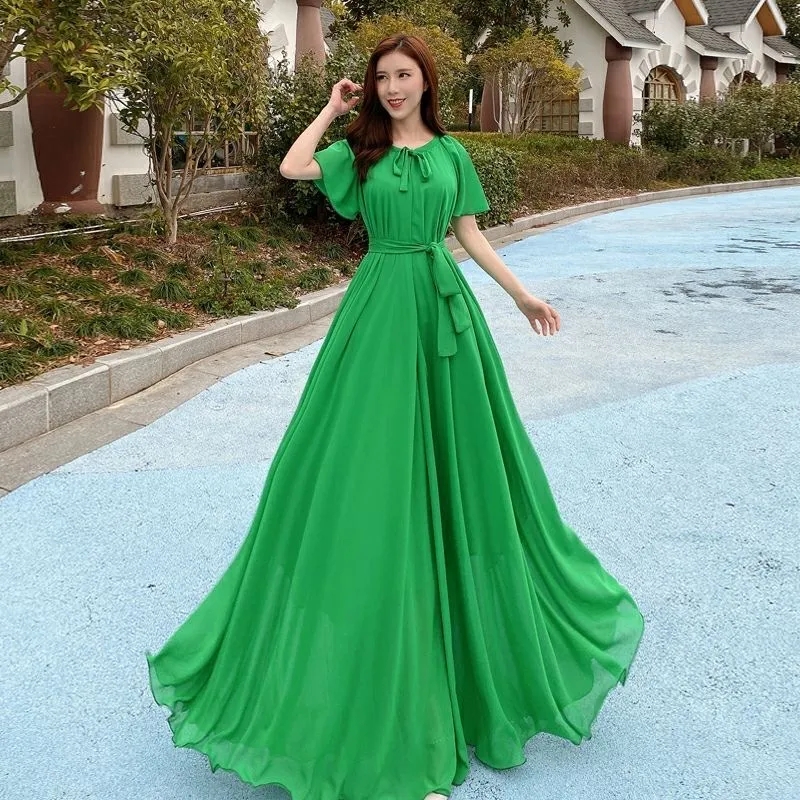 2023 baru gaun musim panas wan - French Vintage Floral Midi Dress ulasan dan harga