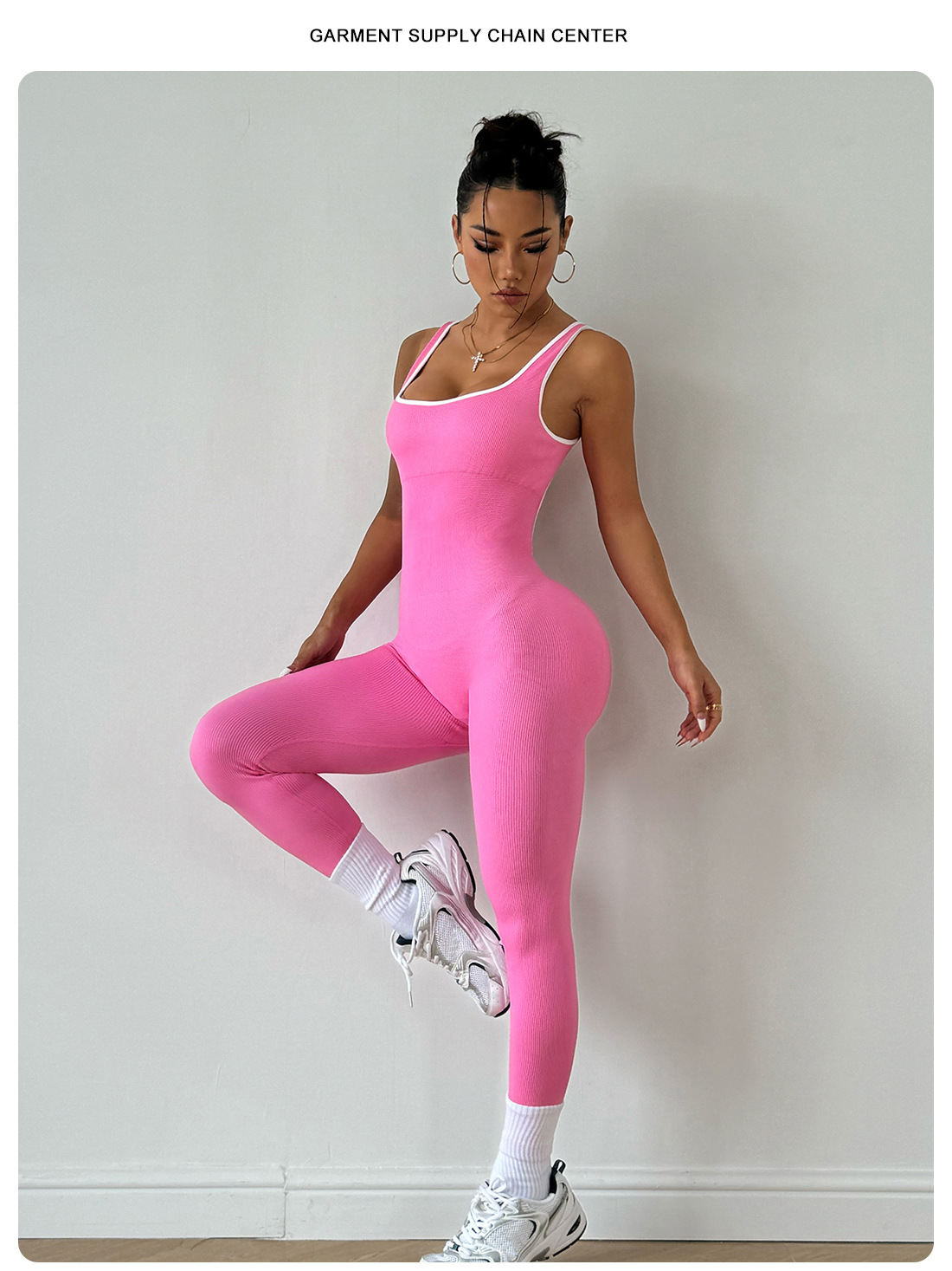 Jumpsuit Wanita untuk Olahraga - Seamless Ribbed Workout Tank Top ulasan dan harga