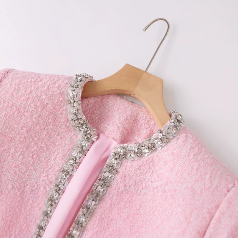 Setelan Wanita Dua Potong Twee - Tweed Two Piece Blazer Dress ulasan dan harga