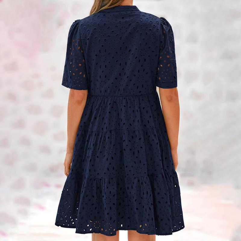 Gaun liburan pantai mini kasua - French Vintage Floral Midi Dress ulasan dan harga