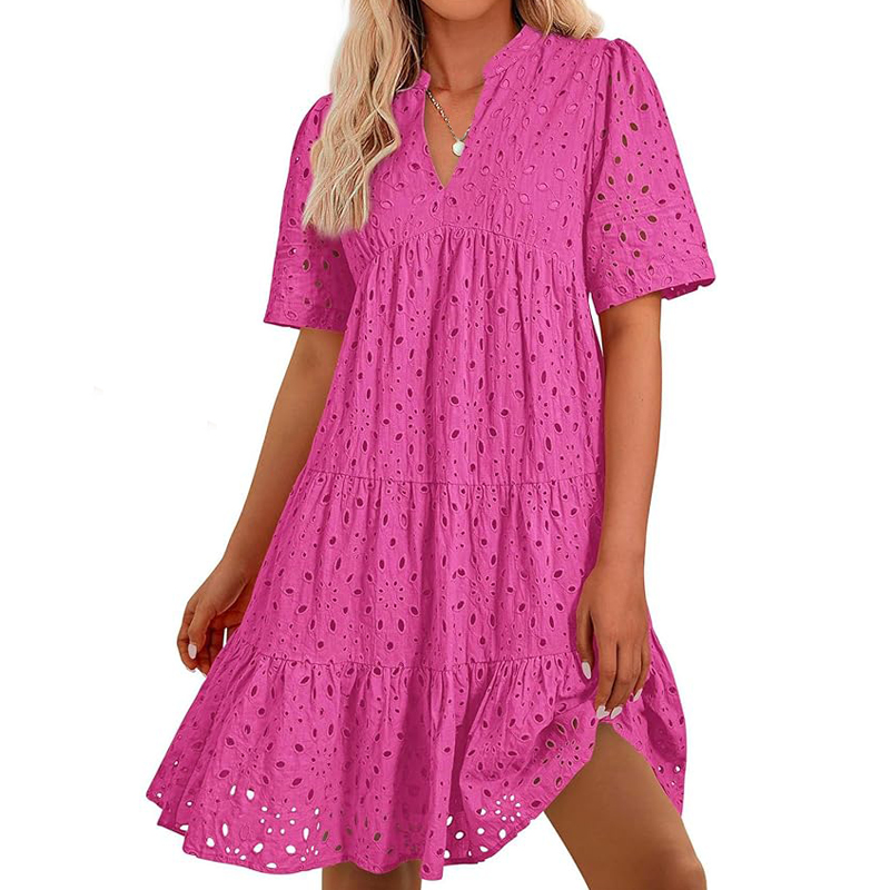 Gaun liburan pantai mini kasua - French Vintage Floral Midi Dress ulasan dan harga