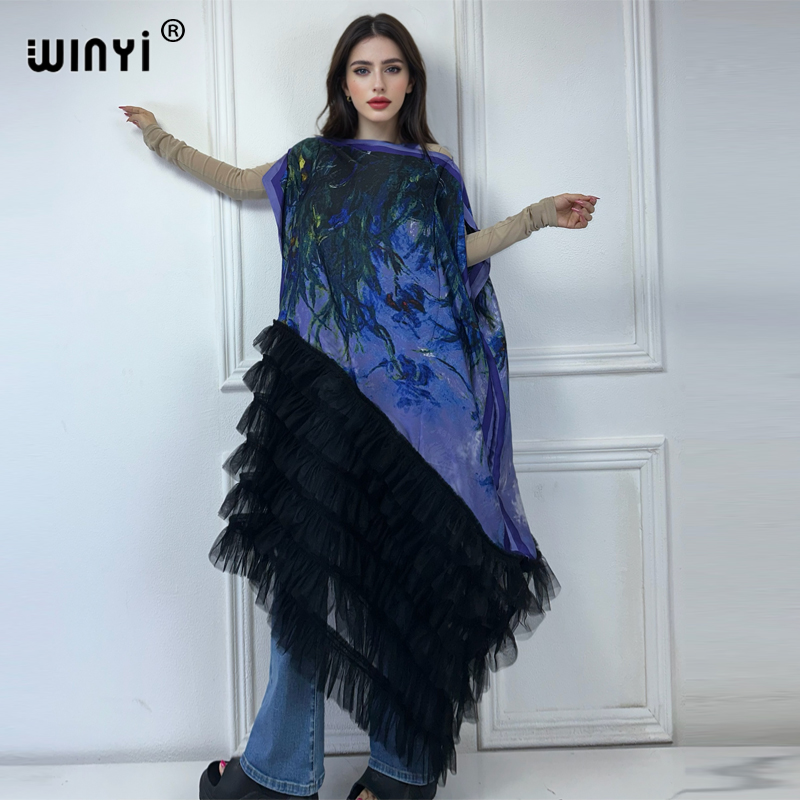 WINYI Pakaian Afrika Ukuran Be - Boho Summer Beach Maxi Dress ulasan dan harga