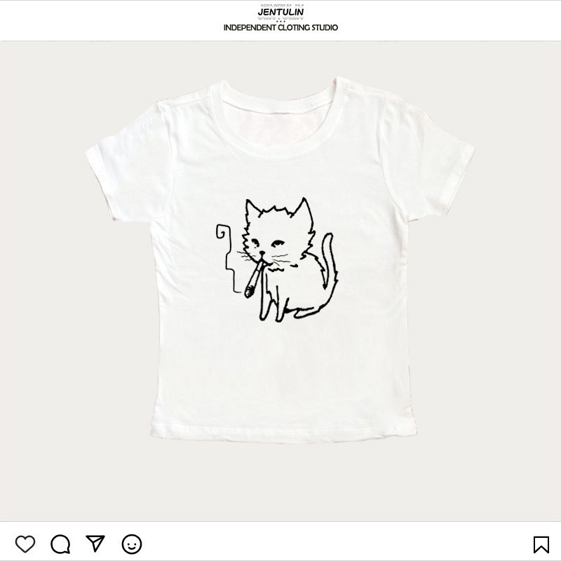 Kaos Korea Style Y2k 90s Baby  - Y2K Graphic Baby Tee Crop ulasan dan harga